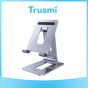 TRUSMI Metal Adjustable Desktop Phone/Tablet Stand Grey