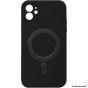 Brilliance LUX For iPhone 14 Magnetic Liquid Silicone Case Black