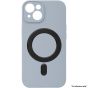 Brilliance LUX For iPhone XR Magnetic Liquid Silicone Case Light Blue