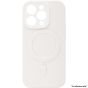 Brilliance LUX For iPhone 14 Plus Magnetic Liquid Silicone Case White