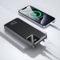 TRUSMI (22.5W) Power Bank Black 20000mAh with Built-in iPhone & Type-C Cables and Digital Display (PB02-013)