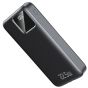 TRUSMI (22.5W) Power Bank Black 20000mAh with Built-in iPhone & Type-C Cables and Digital Display (PB02-013)