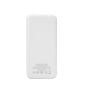 TRUSMI PB03-02 10000mAh 22.5W Power Bank with Digital Display Dual USB & Type-C – White