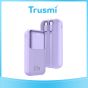 TRUSMI Mini Power Bank Purple with Digital Display PB06-013 (22.5W) (10000mAh)