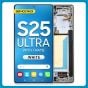Samsung S25 Ultra LCD with Touch + Frame Whitesilver SERVICE PACK