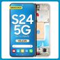 Samsung S24 LCD with Touch + Frame Yellow Service Pack (Assembled)