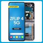 Samsung Z Flip 4 5G Inner LCD With Touch + Frame Black (Aftermarket OLED)