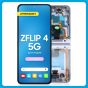 Samsung Z Flip 4 5G Inner LCD With Touch + Frame Bora Purple (Aftermarket OLED)