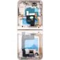 Samsung Z Flip 4 5G Inner LCD With Touch + Frame Pink Gold (Refurbished OLED)