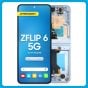 Samsung Z Flip 6 5G Inner LCD With Touch + Frame Blue (Aftermarket OLED)