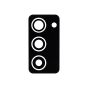 Samsung Z Fold 2 5G Back Camera Lens With Bezel Mystic Black
