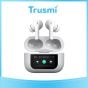 TRUSMI Semi-In-ear multifunctional wireless Headphones with LED screen White