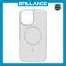Brilliance LUX iPhone 16 Plus TPU+PC Magnetic Skin-friendly Matte Phone Case Transparent White