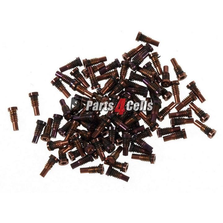 iPhone 6 Bottom Screws Gold 100 Pack