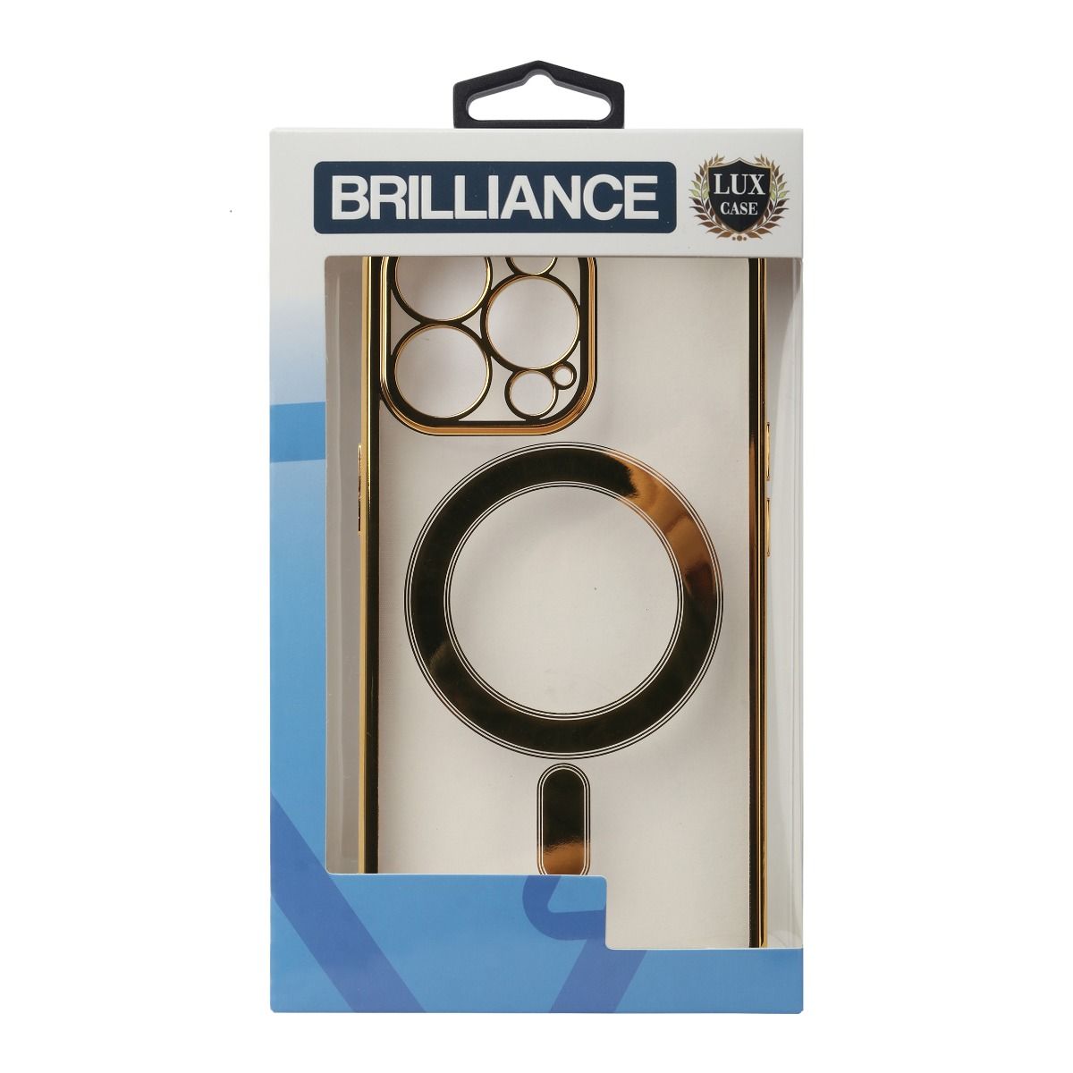 Brilliance LUX For iPhone 14 Electroplated Magnetic Case Gold