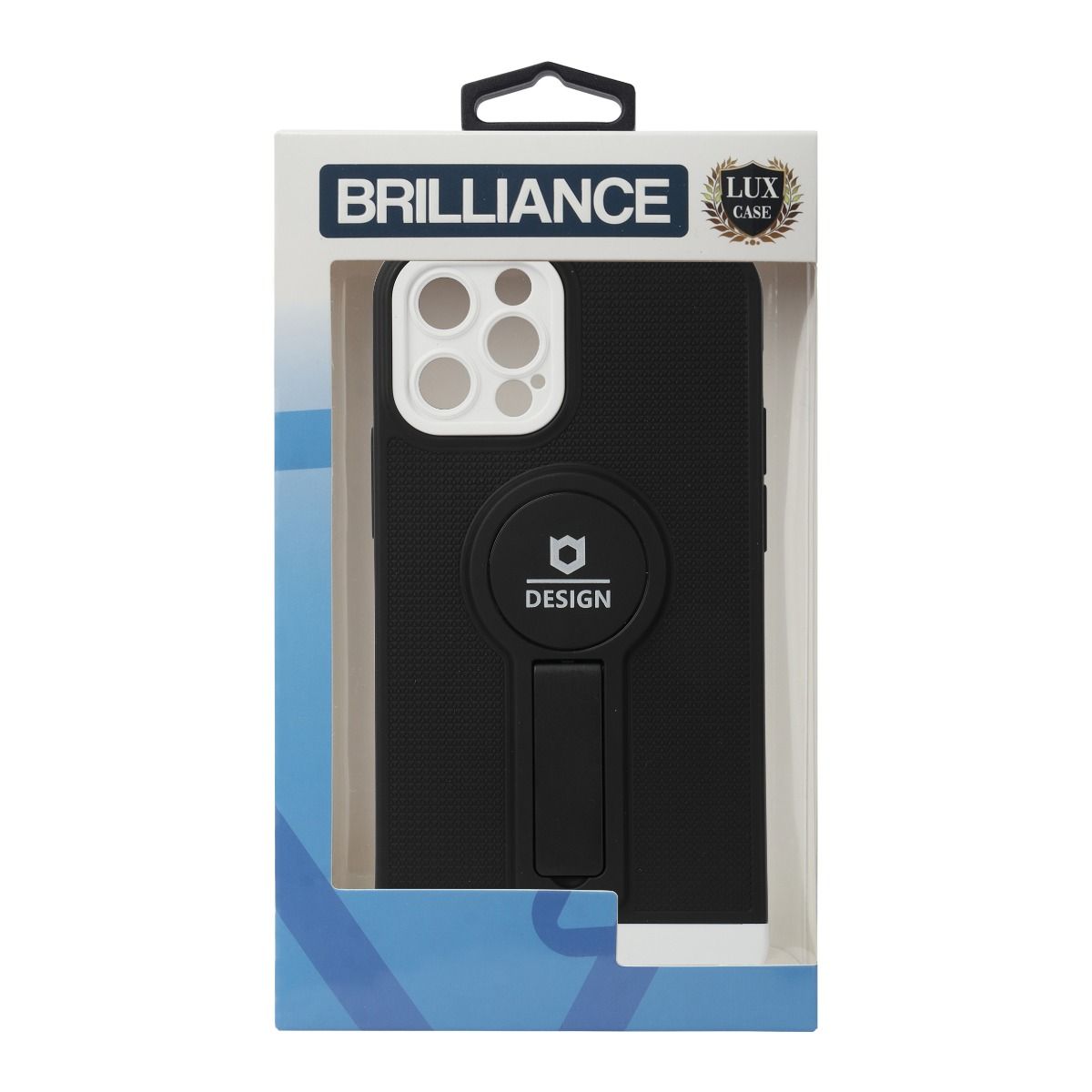 Brilliance LUX For iPhone 14 Hawkeye Small Tail Case Black and White