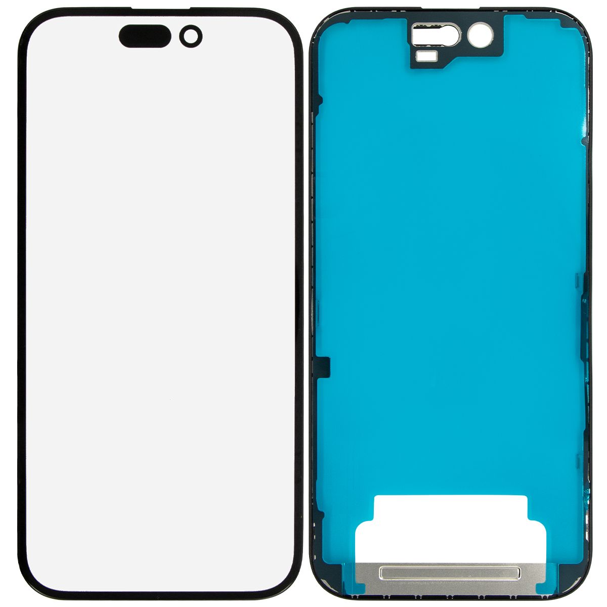 iPhone 16 (OCA Master) 3 in 1 (Glass With OCA Pre-Installed + Frame)