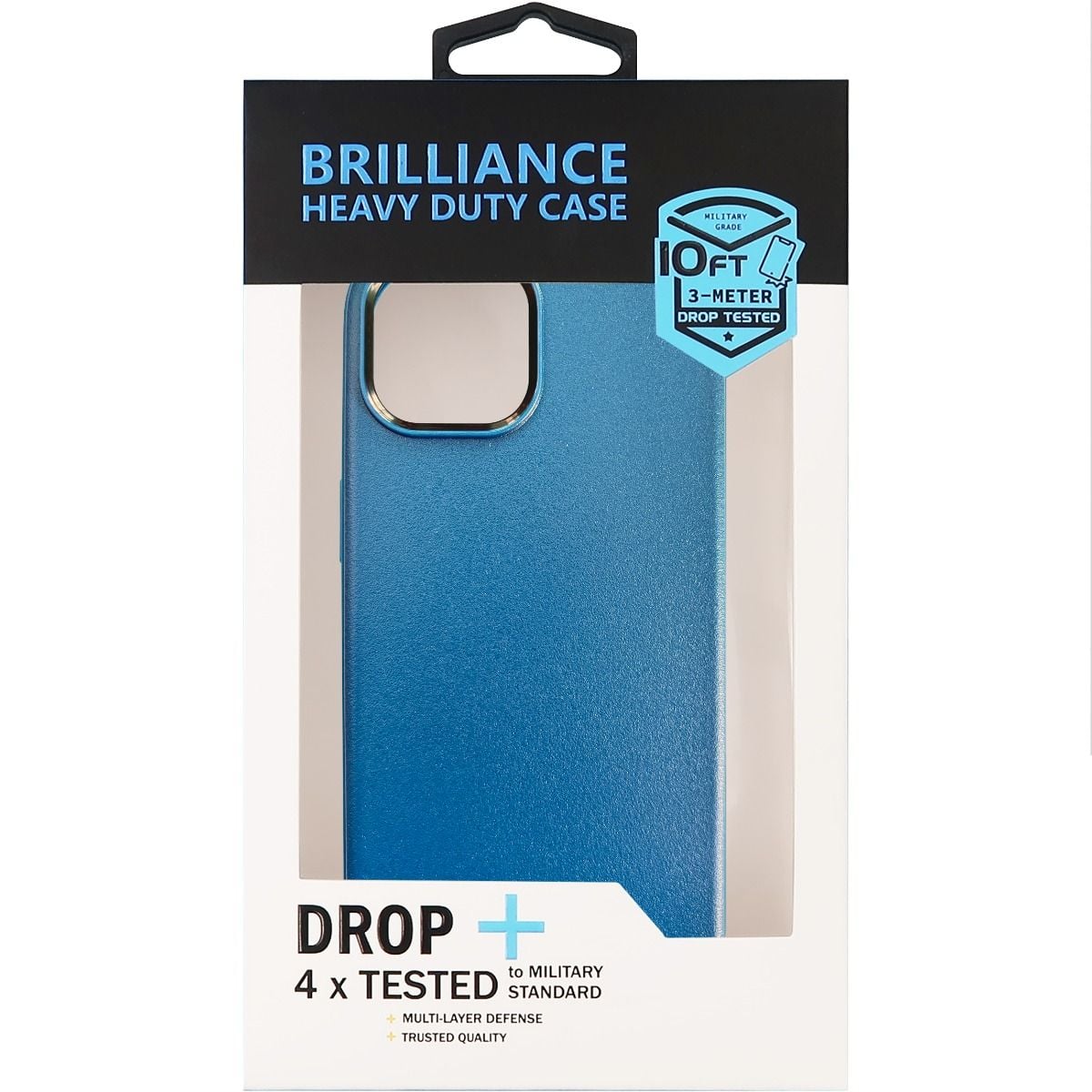 Brilliance HEAVY DUTY iPhone 15 Plus Slim + Magnetic Series Blue Case