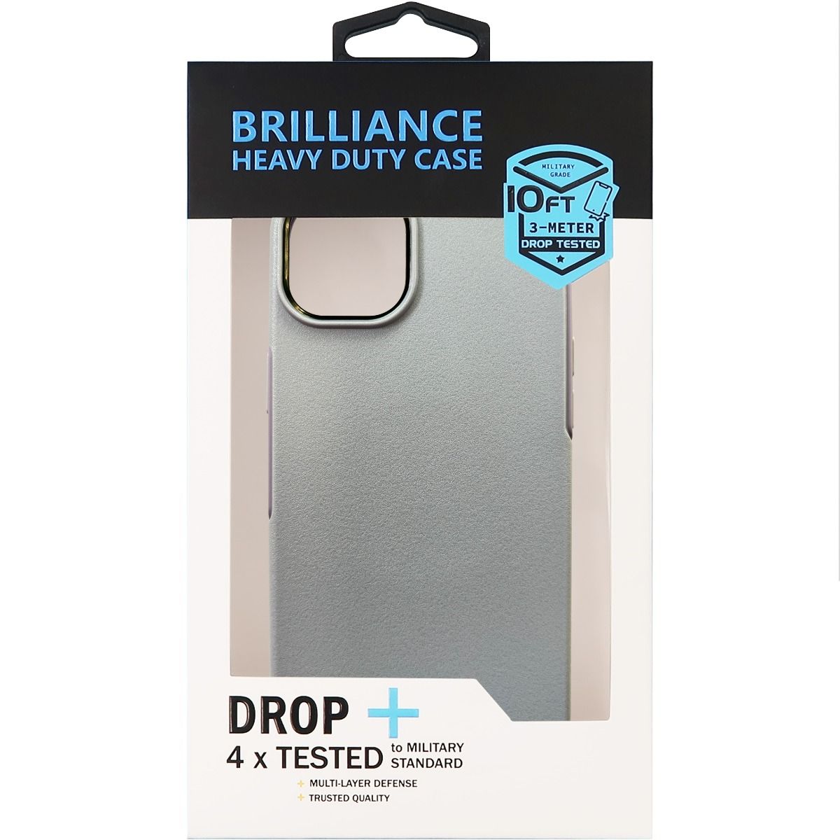 Brilliance HEAVY DUTY iPhone 15 Pro Max Slim + Magnetic Series Purple Case