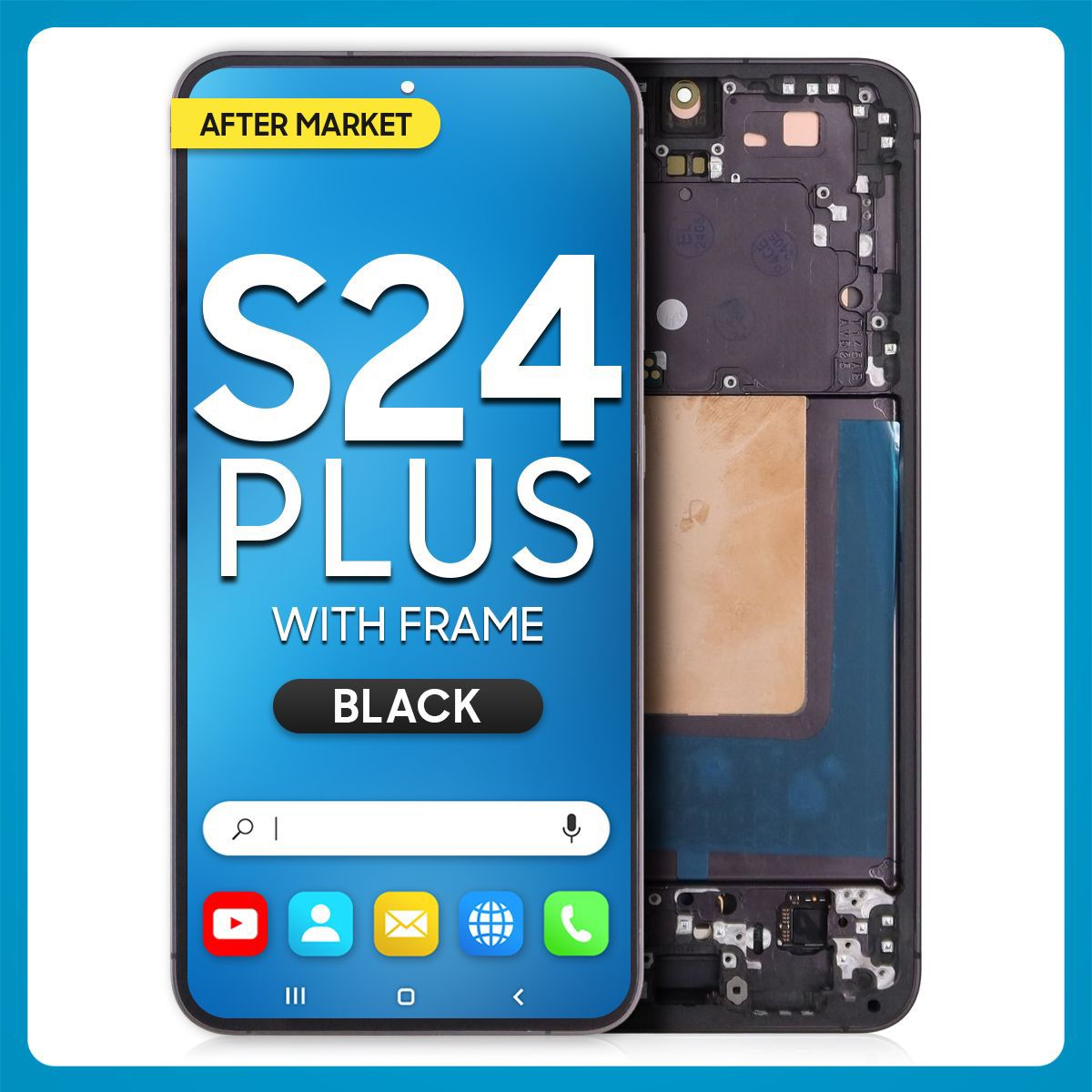 Samsung S24 Plus LCD with Touch + Frame After Market OLED Black
