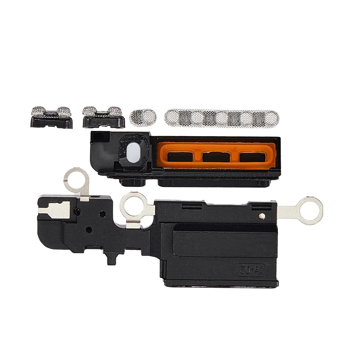 iPhone 16 Plus Loudspeaker / Mic Mesh White (10 Pack)