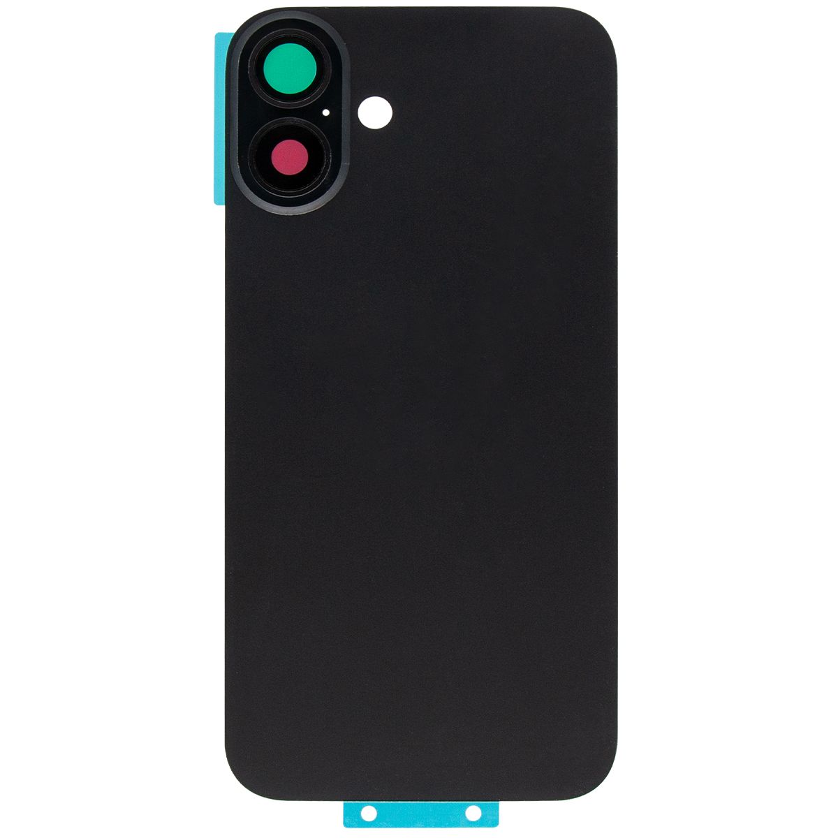 iPhone 16 Plus Back Glass W/Steel Plate & Magnet Black (OEM PULL)