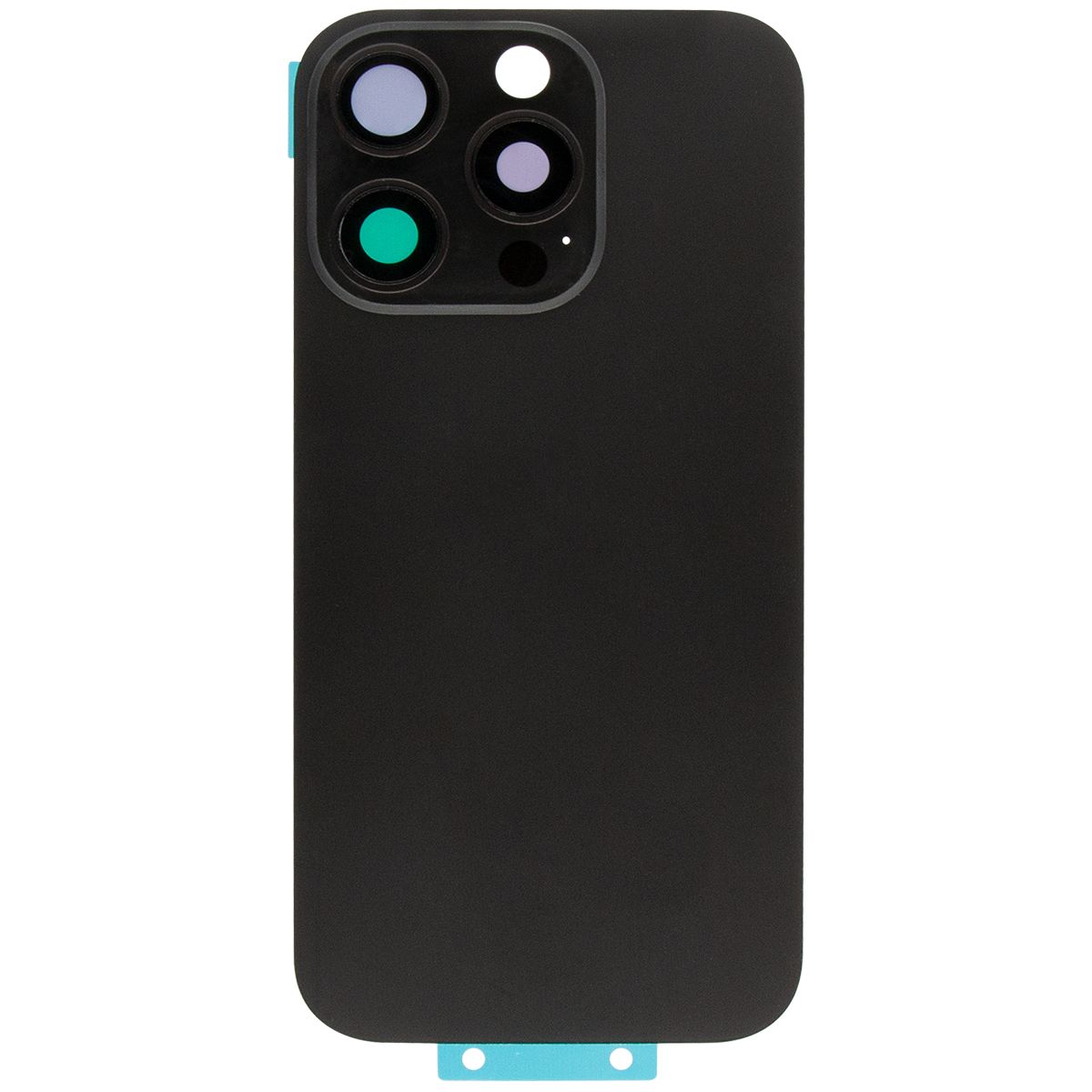 iPhone 16 Pro Back Glass W/Steel Plate & Magnet Black Titanium (OEM PULL)