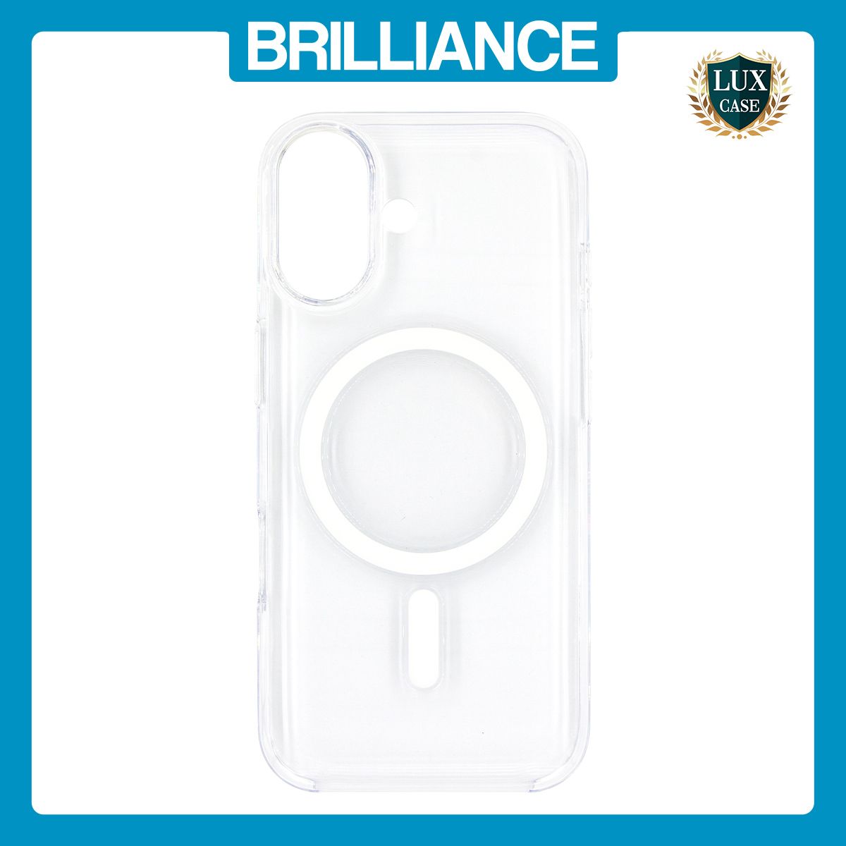 Brilliance LUX iPhone 17 High-Clarity Transparent Clear PC Magnetic Phone Case