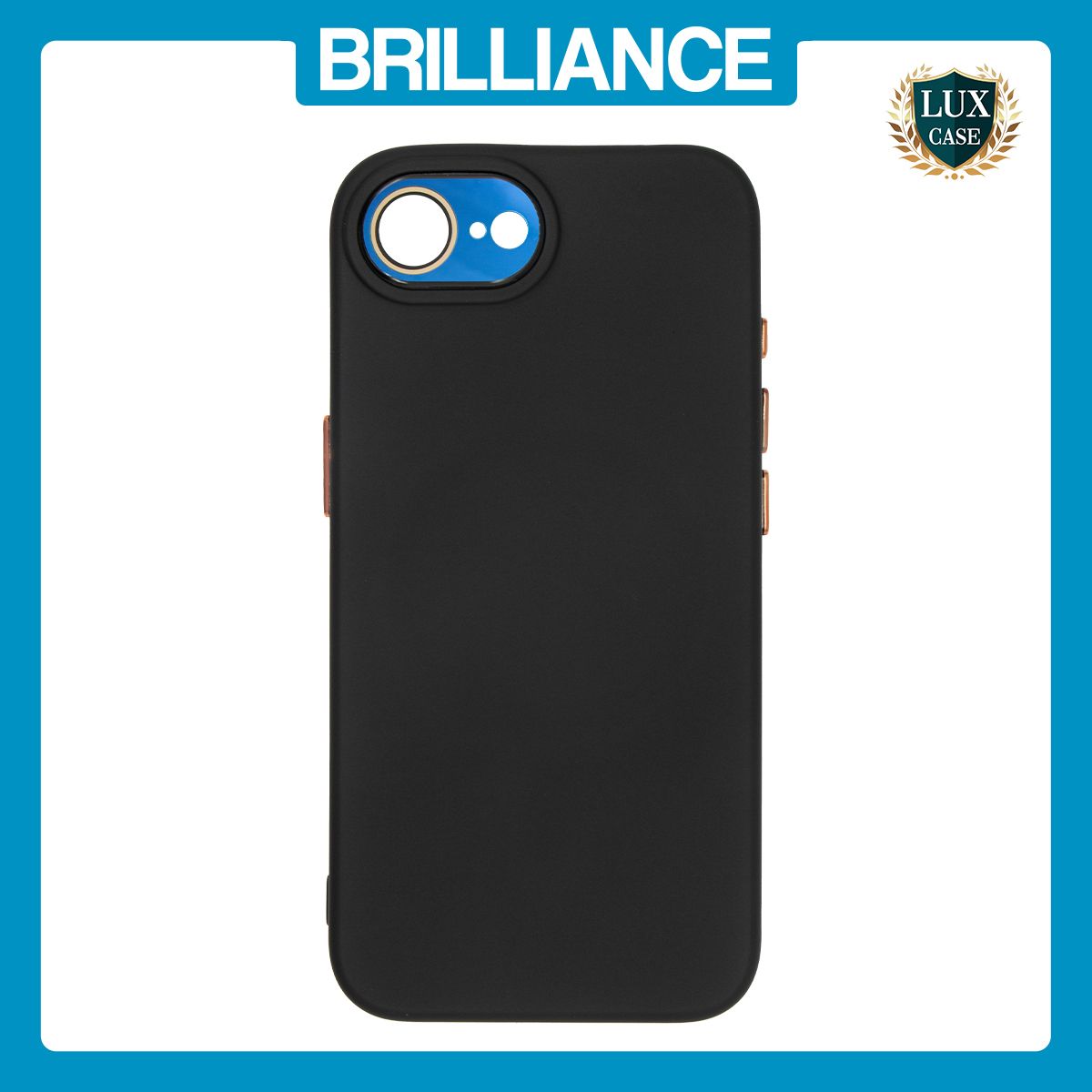 Brilliance LUX Samsung S25 Ultra Soft Liquid Silicone Phone Case Black