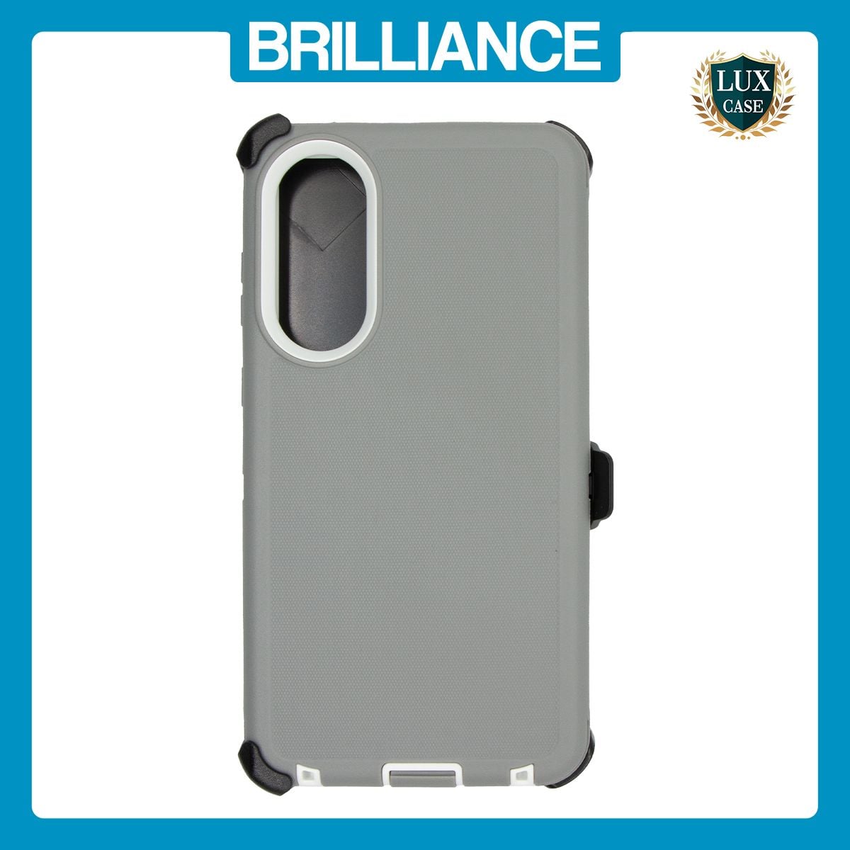 Brilliance HEAVY DUTY Samsung S25 FE (Pro Series) Case Grey White