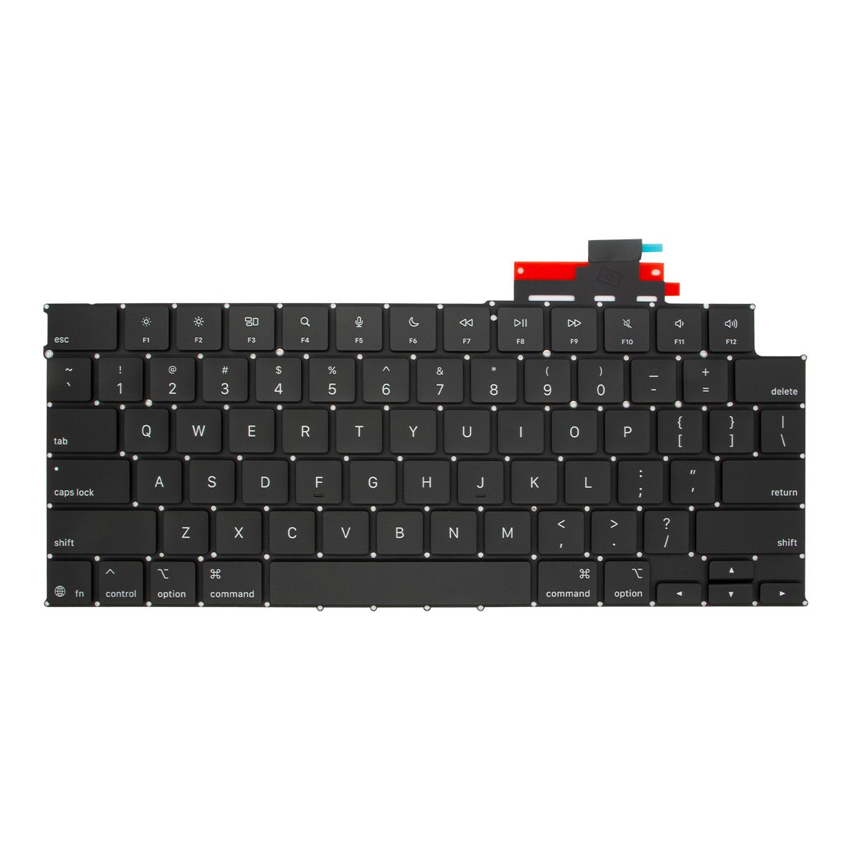 MacBook Air 15" (A3241, 2025) Keyboard with Backlight & Screws (US English)