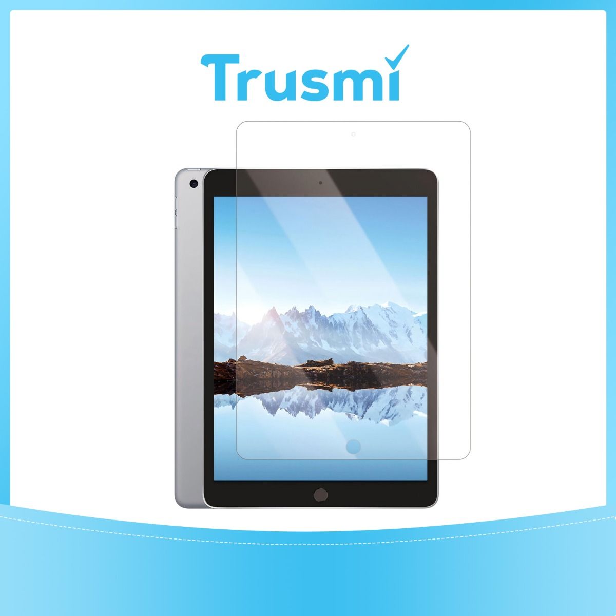 TRUSMI iPad 2 / iPad 3 / iPad 4 Tempered Glass In Retail Packaging