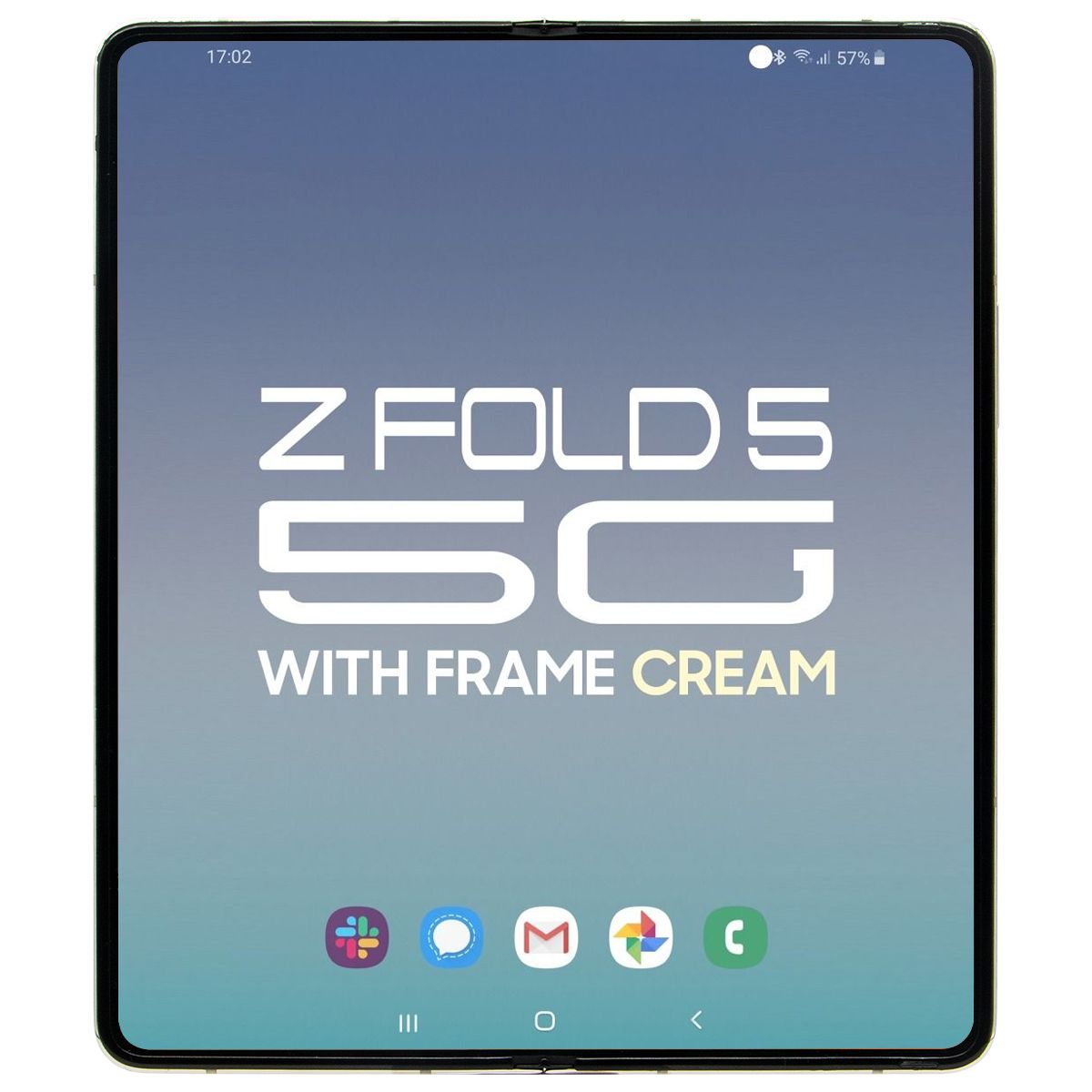 Samsung Z Fold 5 5G Inner LCD With Touch + Frame Cream (Refurbished OLED)