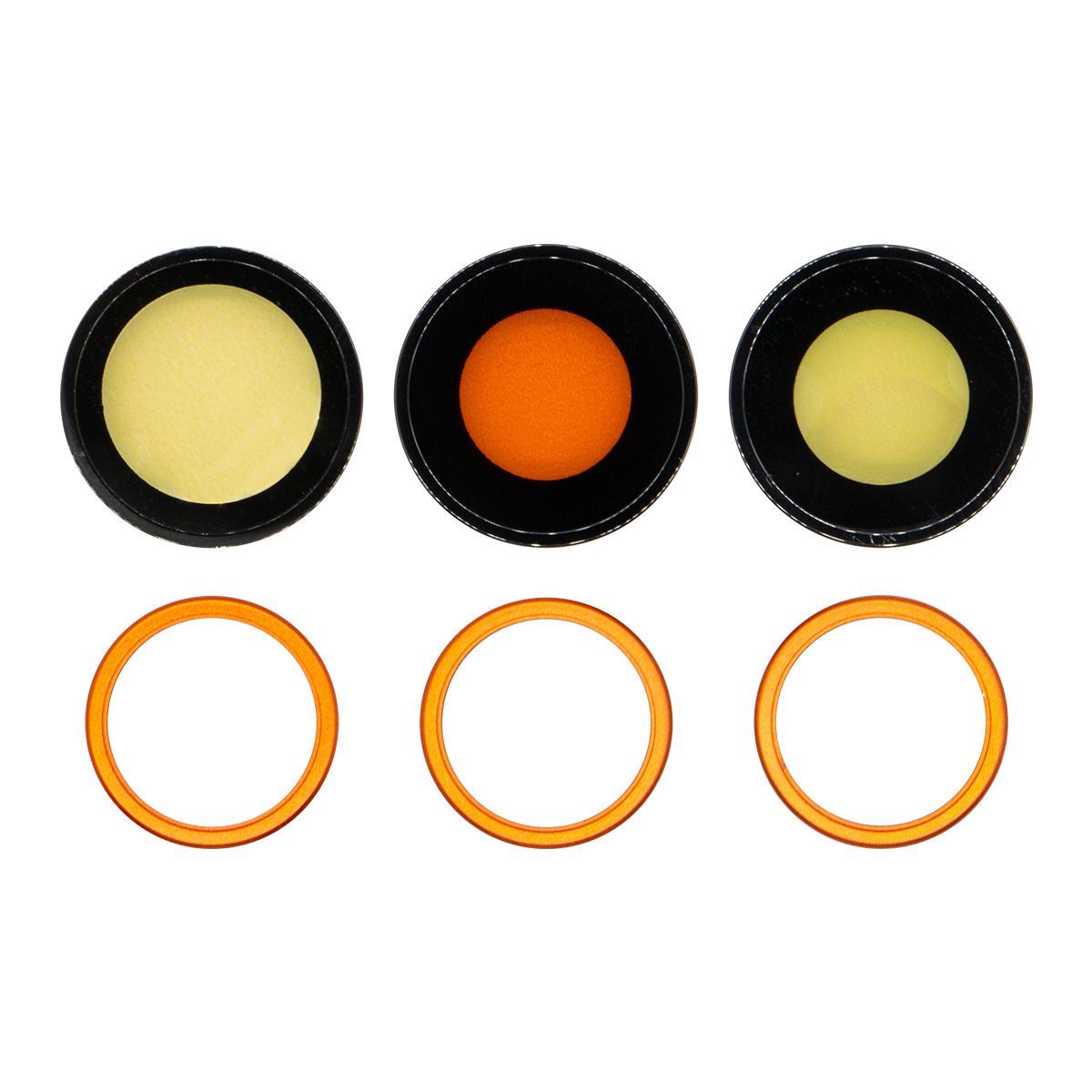 iPhone 17 Pro/ 17 Pro Max Back Camera Lens With Bracket & Bezel (Cosmic Orange)