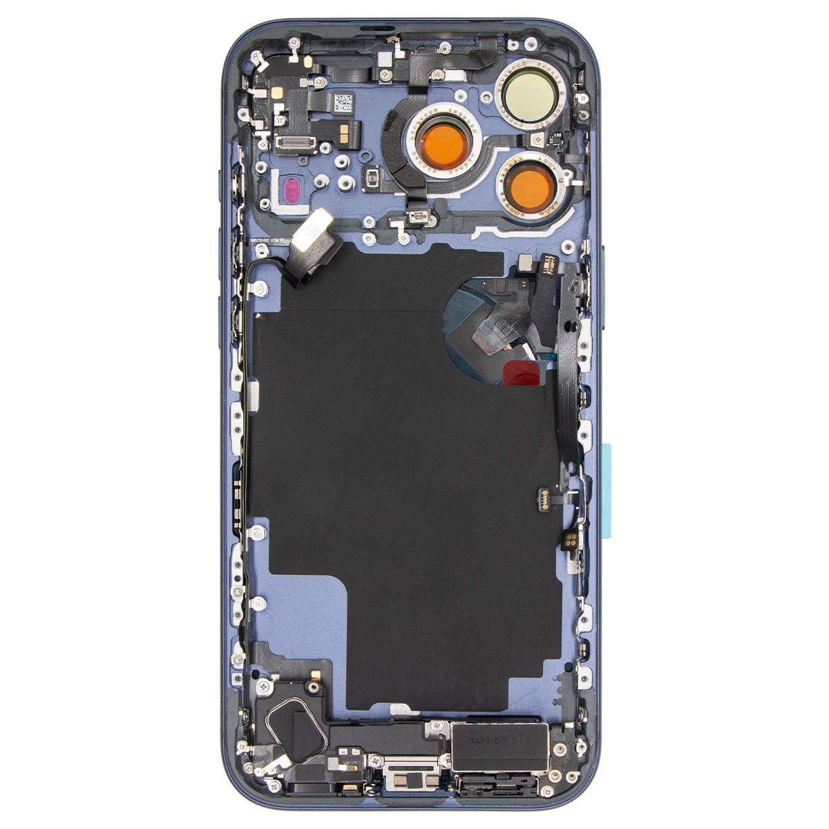 iPhone 17 Pro Max Back Housing W/ Charging Port Flex & Small Parts Deep Blue (OEM PULL)