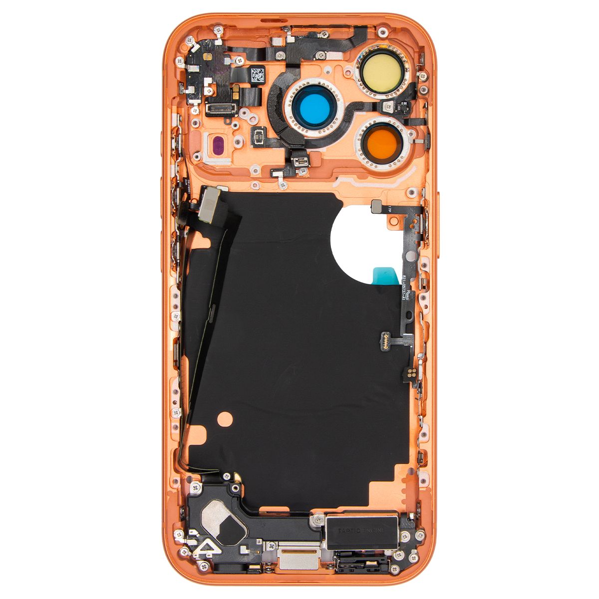iPhone 17 Pro Back Housing W/ Charging Port Flex & Small Parts Cosmic Orange (OEM PULL)