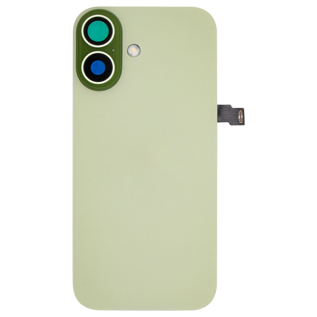 iPhone 17 Back Glass w/ MagSafe Magnet & NFC & Flashlight Flex Sage (OEM PULL)