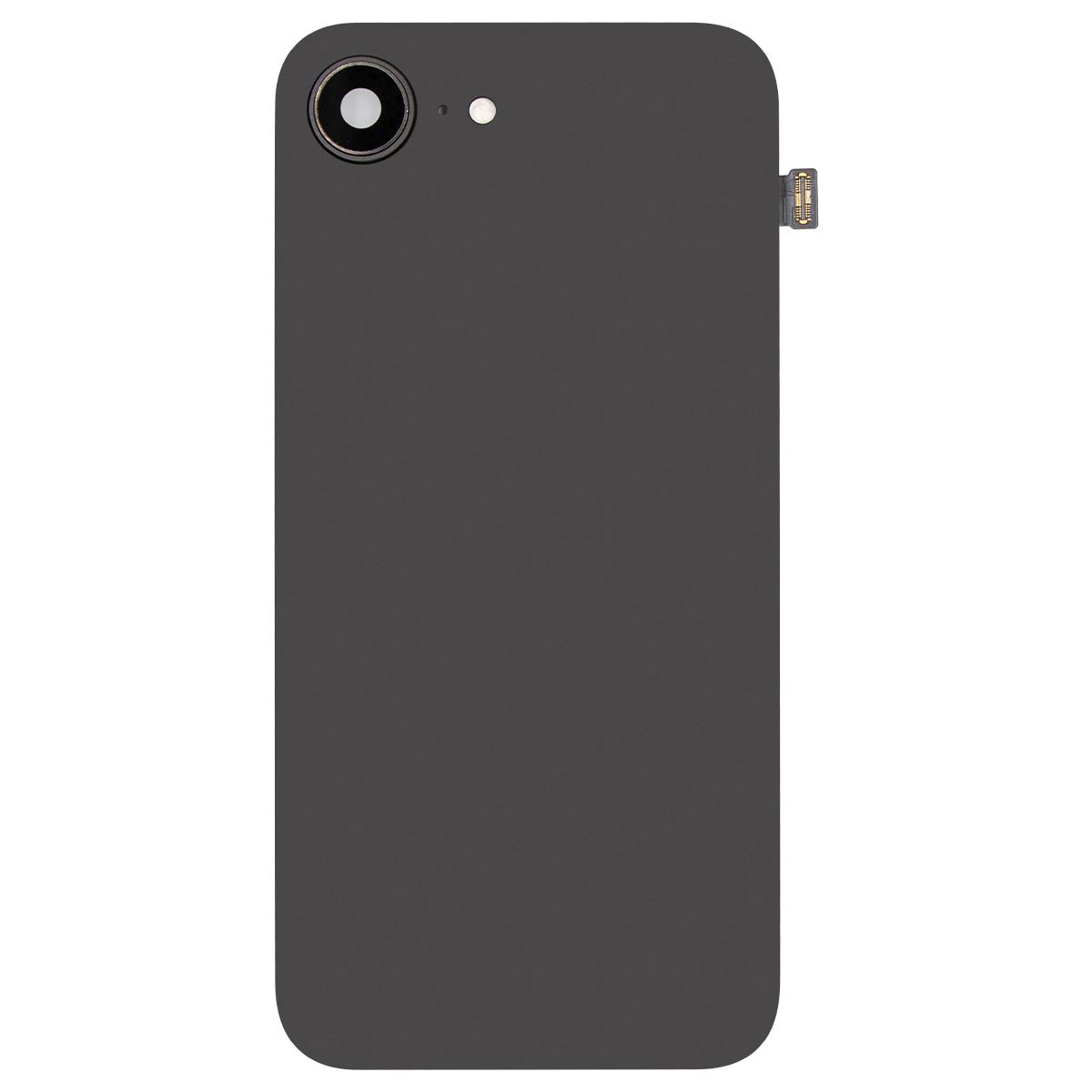 iPhone 16e Back Glass w/ MagSafe Magnet & NFC & Flashlight Flex Black (OEM PULL)