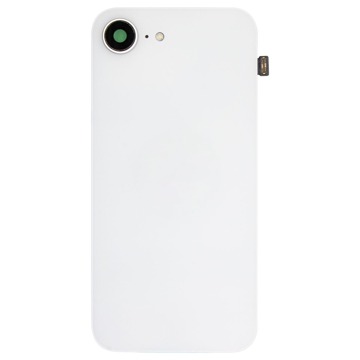iPhone 16e Back Glass w/ MagSafe Magnet & NFC & Flashlight Flex White (OEM PULL)