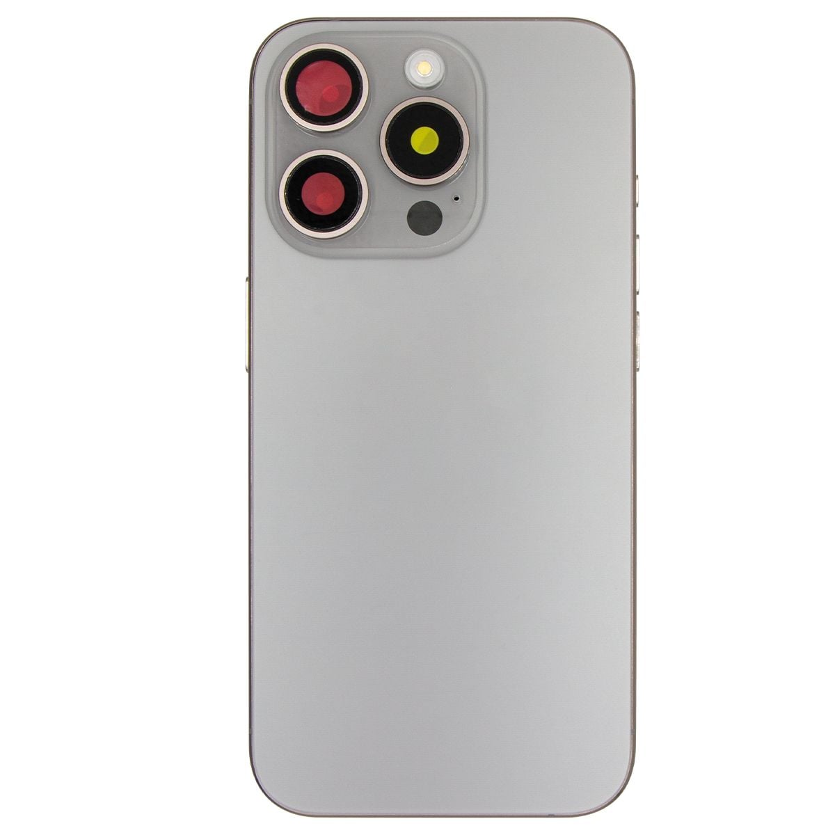 iPhone 15 Pro Back Housing W/ Small Parts Natural Titanium (OEM PULL)