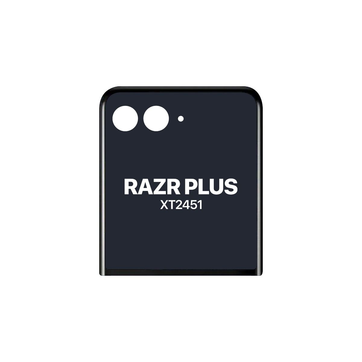 Motorola Razr Plus 2024 / Razr 50 Ultra (XT2451 / 2024) / Razr Plus 2025 (XT2557) Outer LCD with Touch Black