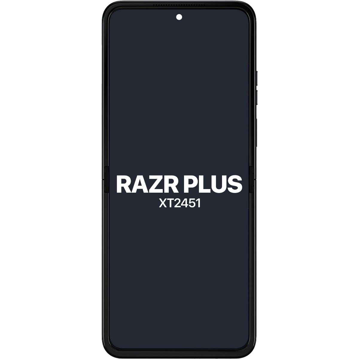 Motorola Razr Plus 2024 / Razr 50 Ultra (XT2451 / 2024) / Razr Plus 2025 (XT2557) Inner LCD with Touch + Frame (Midnight Blue)