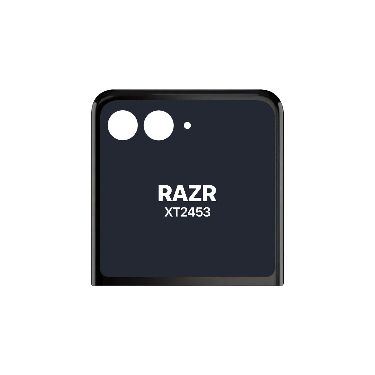 Motorola Razr 2024 / Razr 50 (XT2453 / 2024) /Razr 2025 / Razr 60 (XT2553 / 2025) Outer LCD with Touch Black