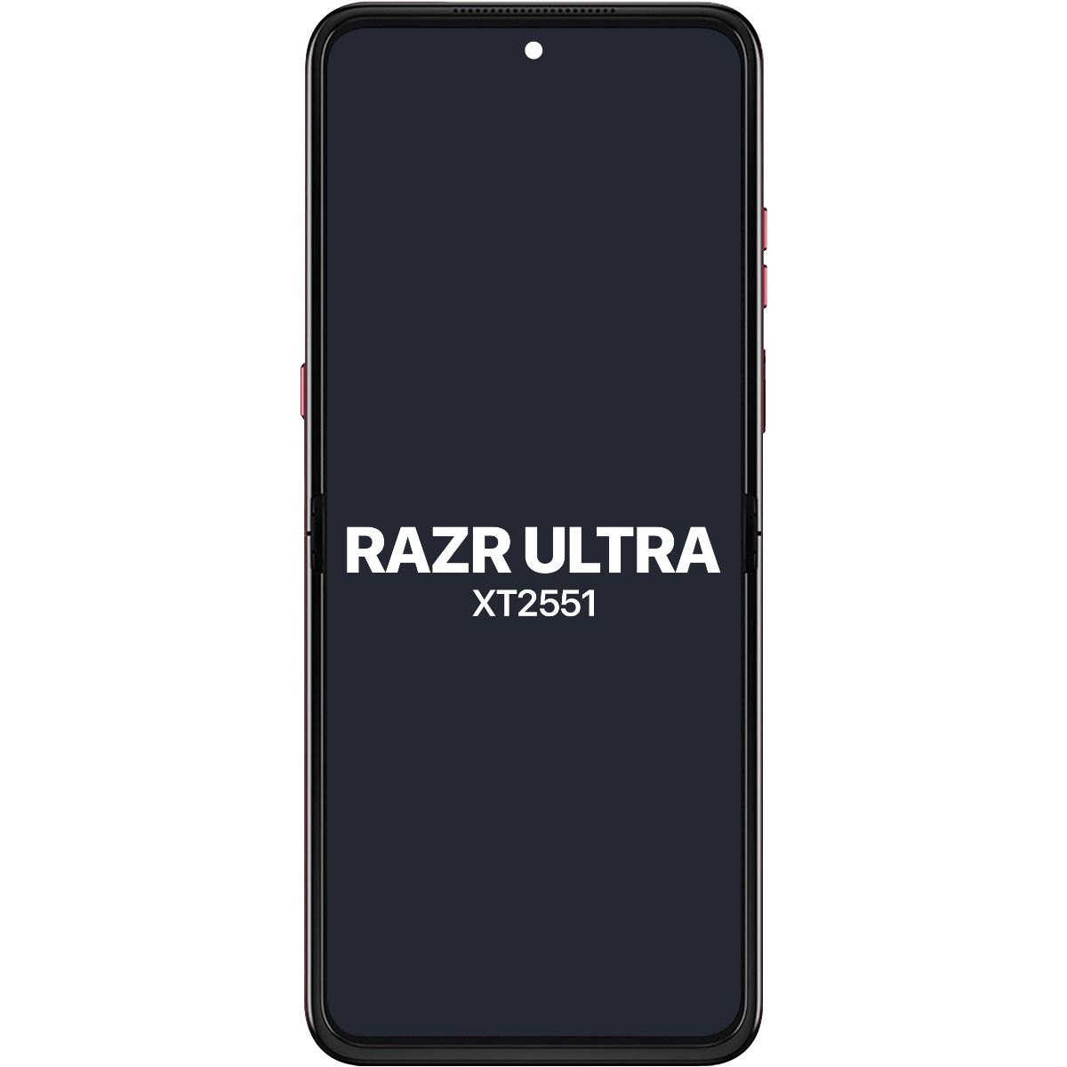 Motorola Razr Ultra 2025 (XT2551 / 2025) / Razr 60 Ultra (XT2551 / 2025) Inner LCD with Touch + Frame (Rio Red)
