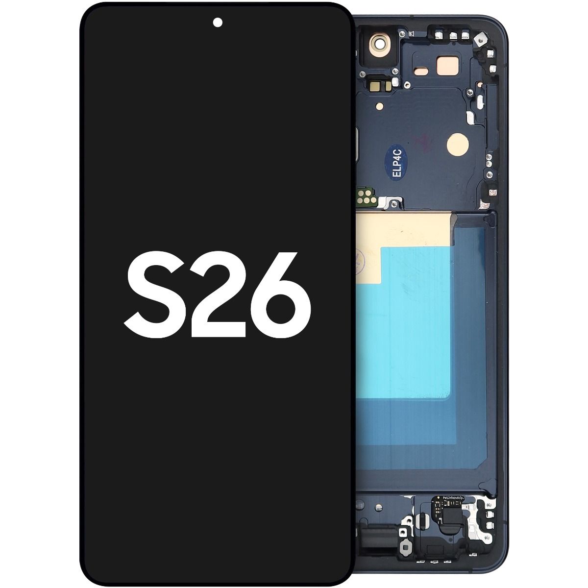 Samsung S26 LCD with Touch + Frame Black (Refurbished OLED)