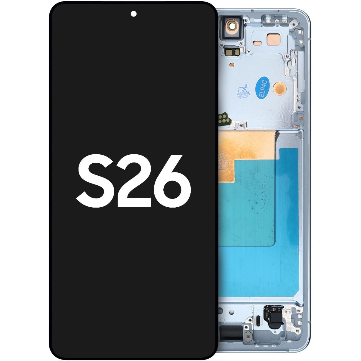 Samsung S26 LCD with Touch + Frame Blue (Refurbished OLED)
