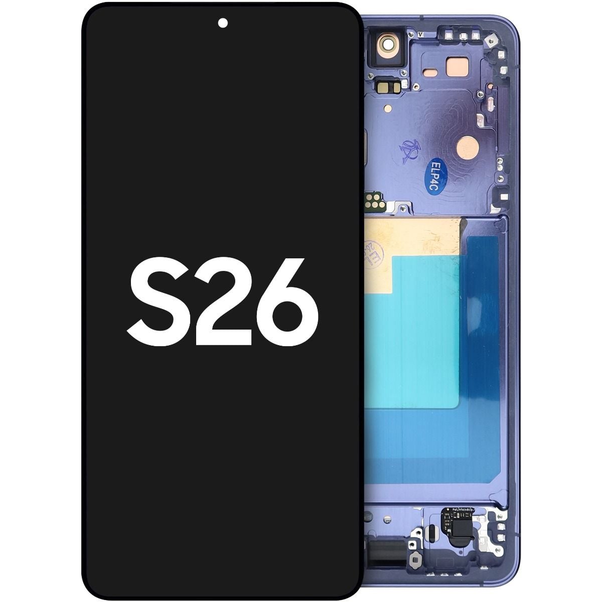 Samsung S26 LCD with Touch + Frame Purple (Refurbished OLED)