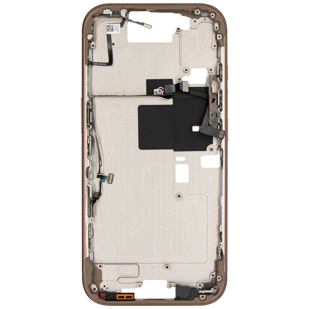 iPhone 16 Pro Mid-Frame Housing W/ Small Parts Desert Titanium (US Version)