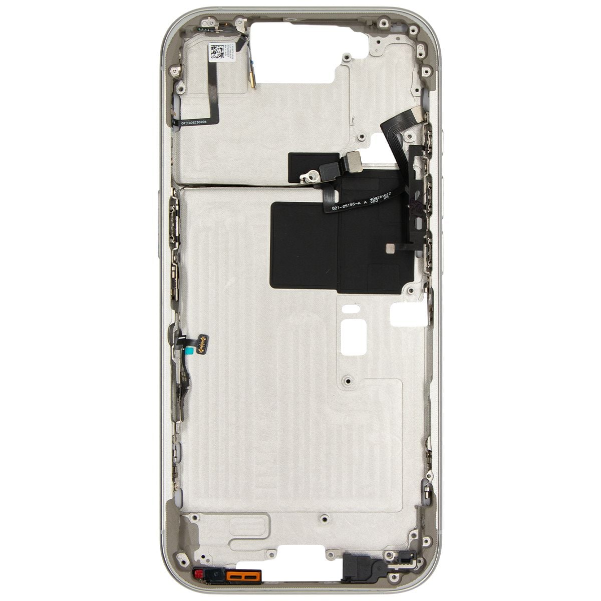 iPhone 16 Pro Mid-Frame Housing W/ Small Parts White Titanium (US Version)