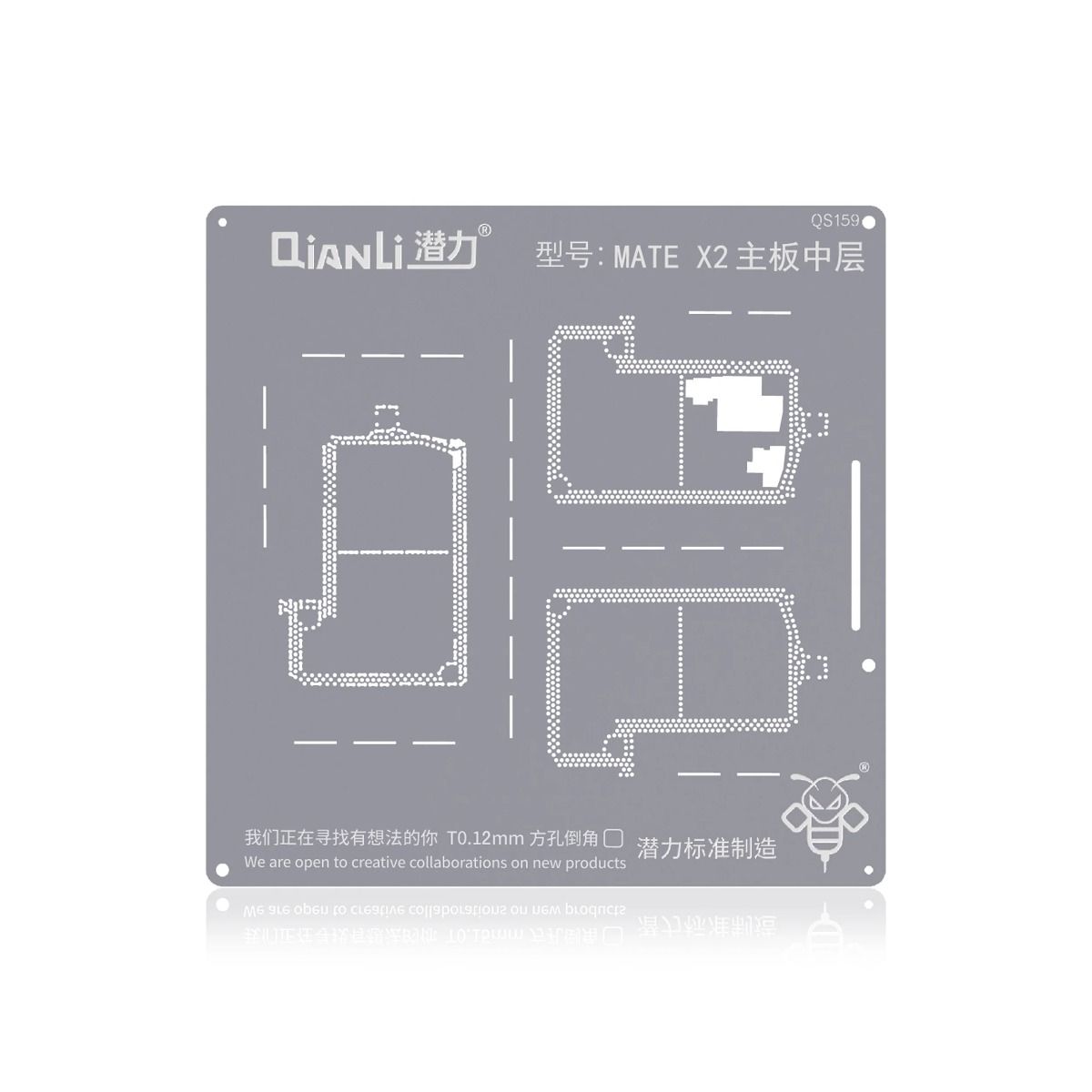 Bumblebee Stencil (QS159) Mate X2 Motherboard Middle Layer (Qianli)